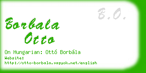 borbala otto business card
