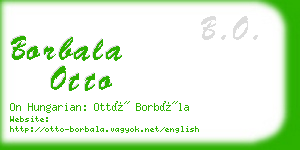 borbala otto business card